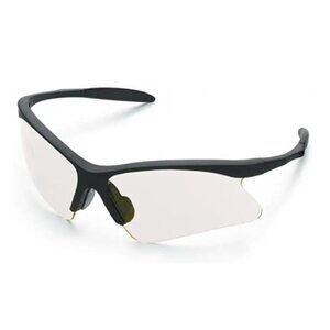 Bundle of 95, Safety 15GY80 Cobra Wraparound Safety Glasses, Clear Lens, Gray Fr
